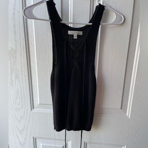 Black mesh tank